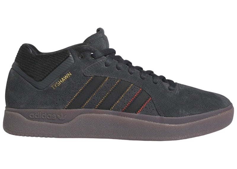 adidas Tyshawn Remastered Carbon Core Black Preloved Brown