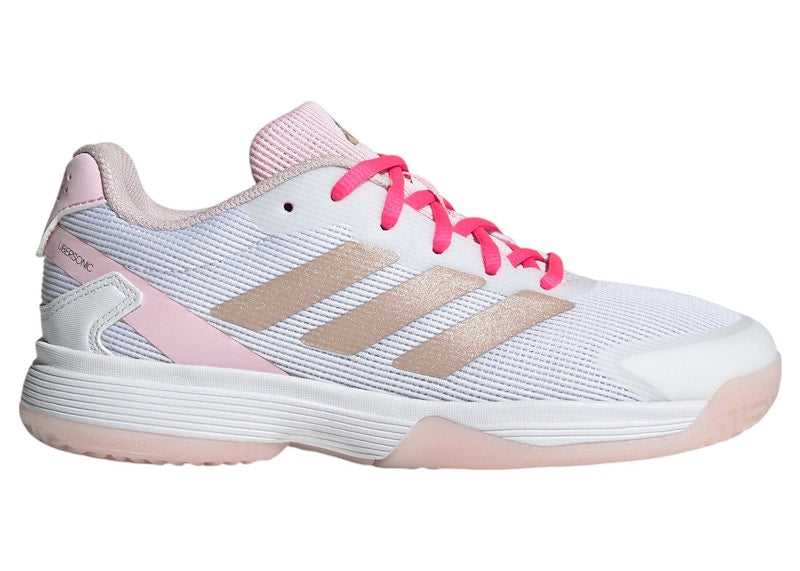 adidas Ubersonic Off White Silver Metallic Powder Plum (GS)