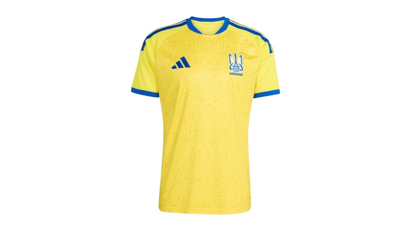 adidas Ukraine 2026 Home Jersey Bright Yellow