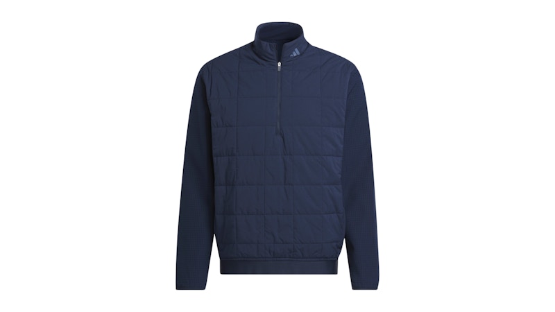 adidas Ultimate365 Quilted Dwr Half Zip Sweatshirt Collegiate Navy
