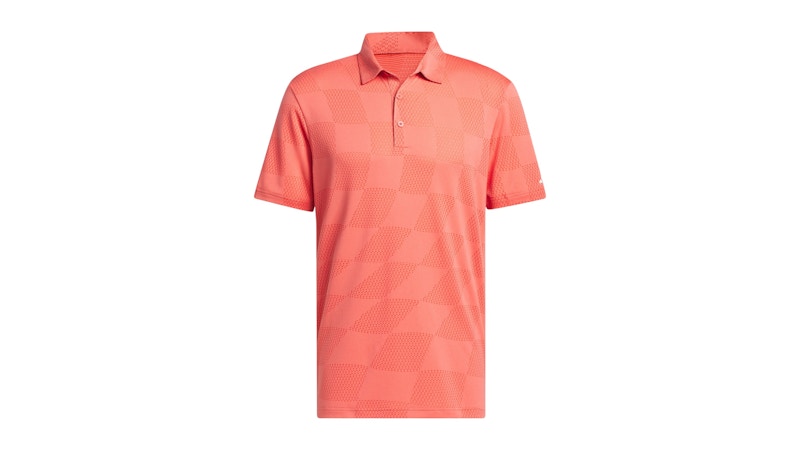 adidas Ultimate365 Textured Polo Shirt Preloved Scarlet