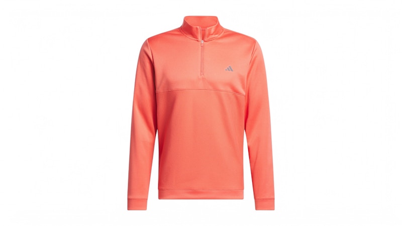 adidas Ultimate365 Textured Quarter-Zip Top Preloved Scarlet