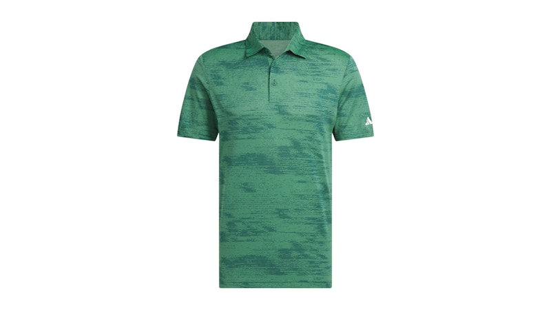 adidas Ultimate365 Textured Stripe Polo Shirt Preloved Green/Collegiate Green