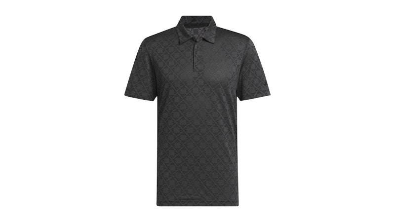 adidas Ultimate365 Tour Heat.Rdy Jacquard Polo Shirt Black