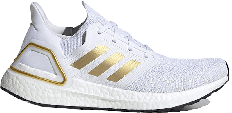 adidas Ultra Boost 20 Cloud White Gold Metallic (Women's)