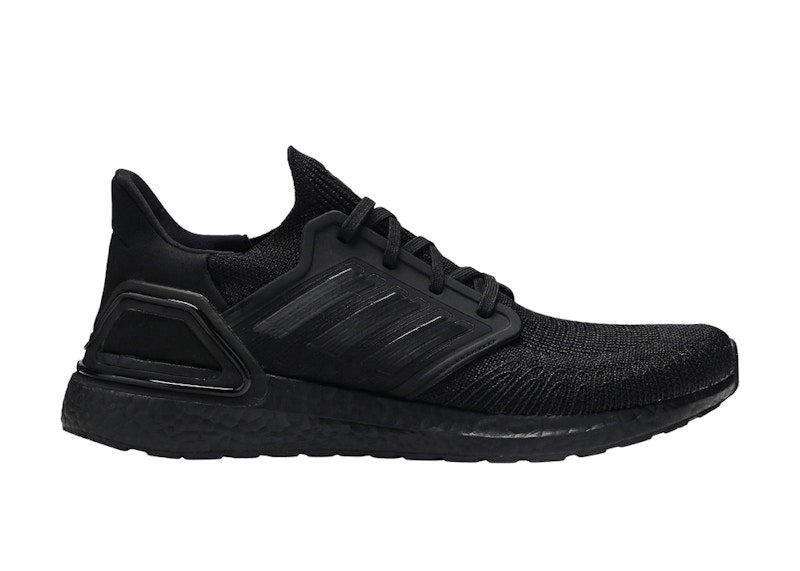 adidas Ultra Boost 20 Triple Black Red Fluo