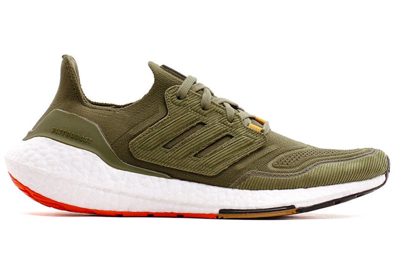 adidas Ultra Boost 22 Focus Olive Semi Impact Orange