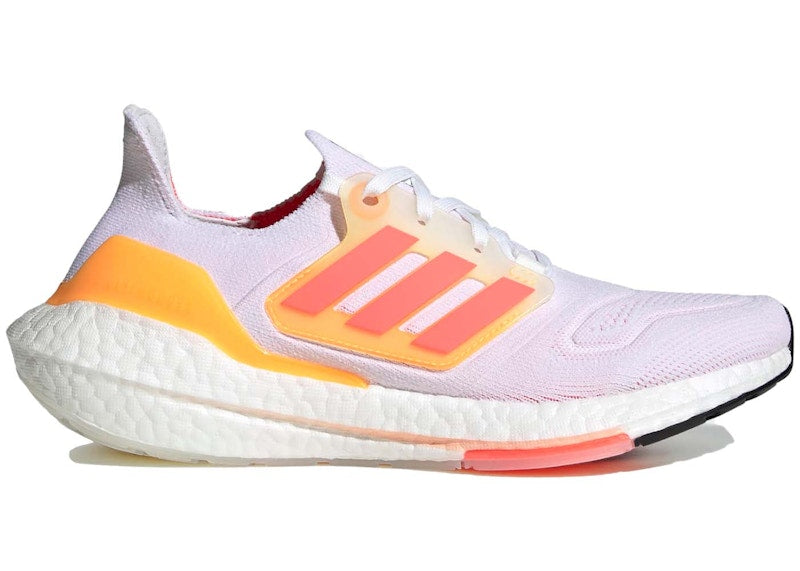 adidas Ultra Boost 22 White Turbo Flash Orange (Women's)