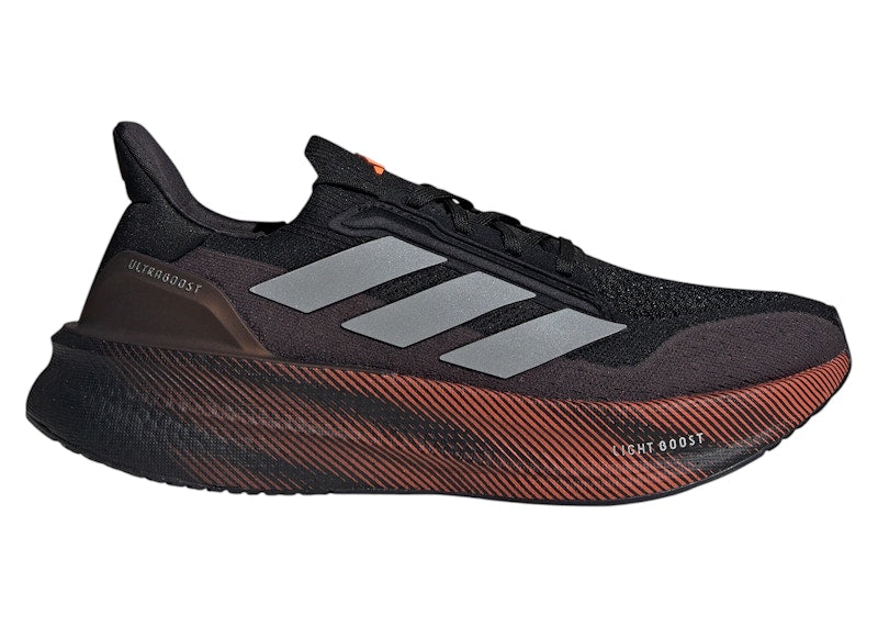 adidas Ultra Boost 5X Black Silver Metallic Lucid Orange