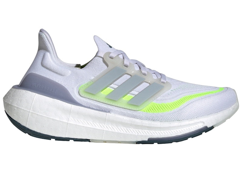 adidas Ultra Boost Light Cloud White Wonder Blue Lucid Lemon (Women's)