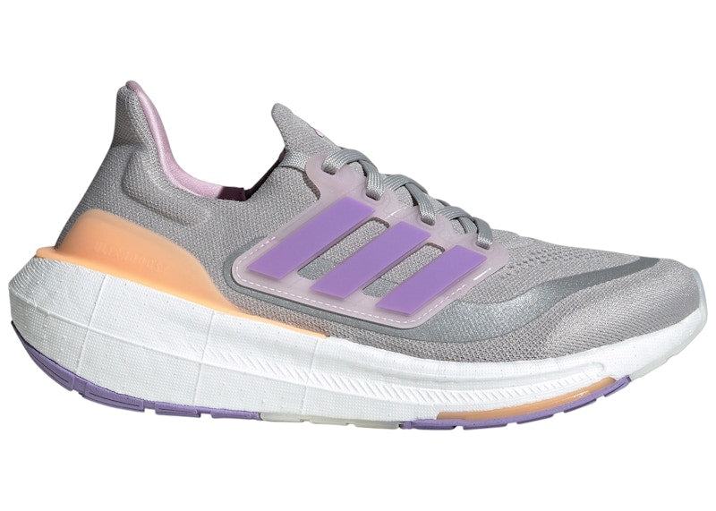 adidas Ultra Boost Light Grey Violet Fusion Acid Orange (Women's)