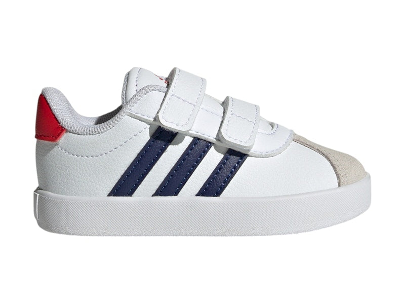 adidas VL Court 3.0 Cloud White Dark Blue Better Scarlet (TD)