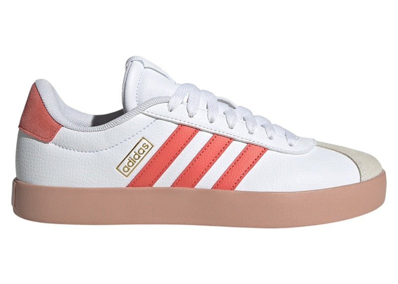 adidas VL Court 3.0 Cloud White Preloved Scarlet Gold Metallic (Women's)