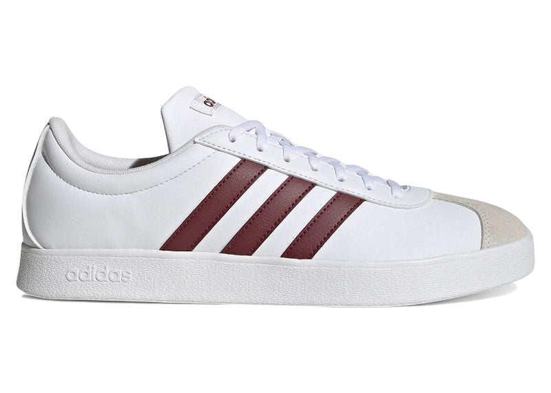 adidas VL Court Base White Shadow Red Grey