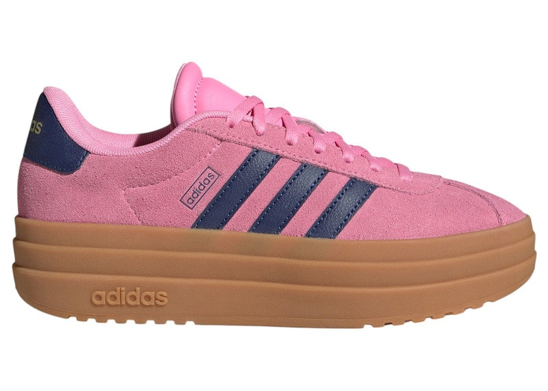 adidas VL Court Bold Bliss Pink Dark Blue Gold Metallic (GS)