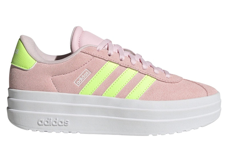 adidas VL Court Bold Clear Pink Hi-Res Yellow (GS)