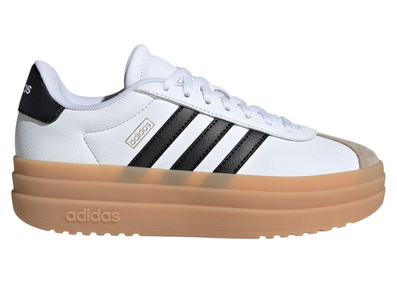 adidas VL Court Bold Cloud White Core Black Wonder Beige (GS)