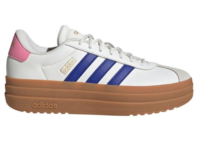 adidas VL Court Bold Core White Semi Lucid Blue Bliss Pink (Women's)