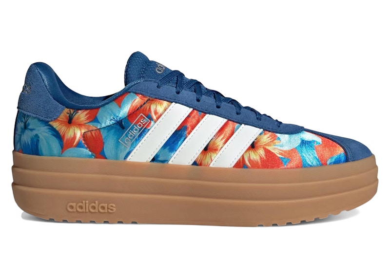 adidas VL Court Bold Floral Talc Dark Marine (Women's)