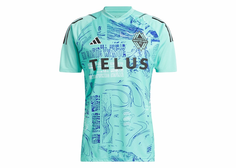 adidas Vancouver Whitecaps One Planet Jersey Acid Mint Mel/Acid Mint/Black