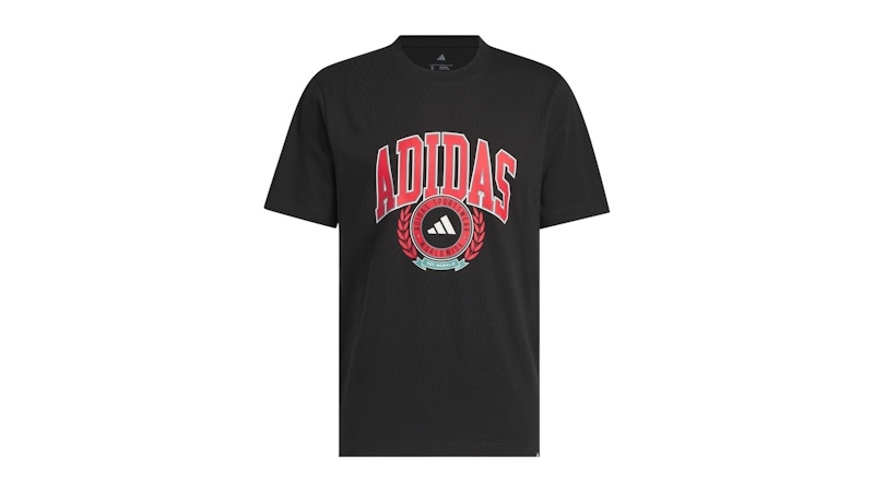 adidas Varsity Crest Graphic T-Shirt Black