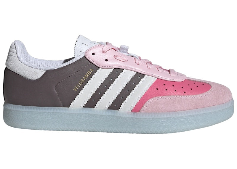 adidas Velosamba Leather Charcoal Cloud White Clear Pink