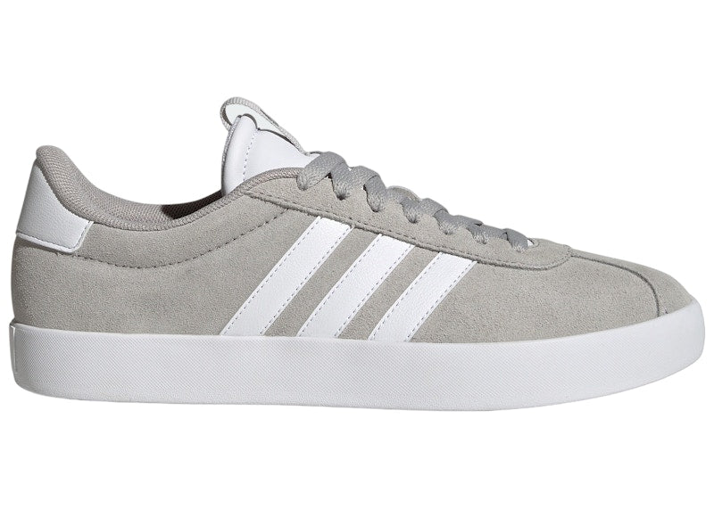 adidas Vl Court 3.0 Grey Cloud White Silver Metallic (Women's)