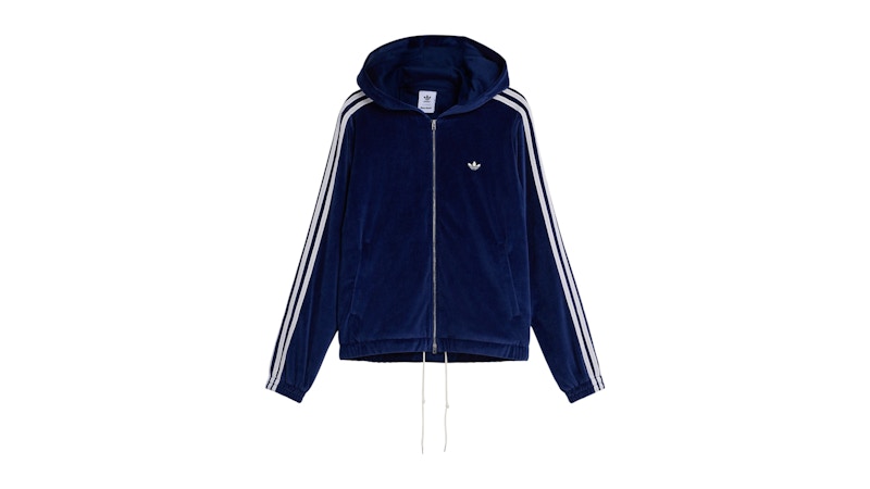 adidas Wales Bonner Velour Track Jacket Collegiate Navy