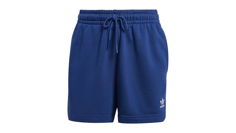adidas Women's 3-Stripes French Terry Shorts Dark Blue