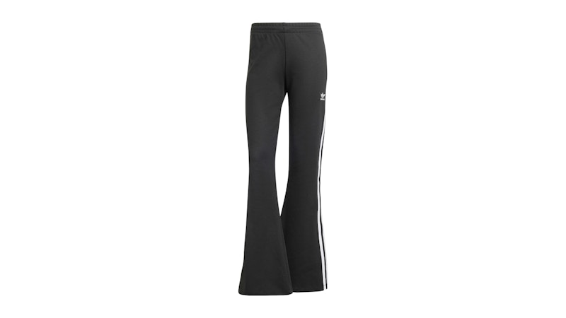 adidas Women's Adicolor 3-Stripes Flared Track Pants Black