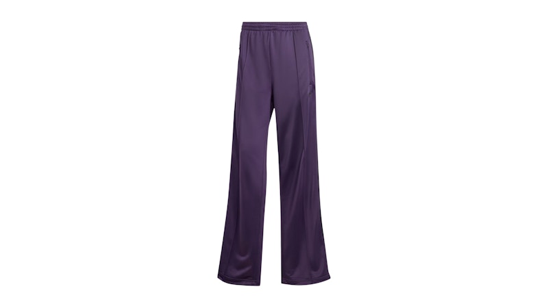 adidas Women's Adicolor Classic Firebird Loose Track Tracksuit Bottoms Aurora Plum/Black