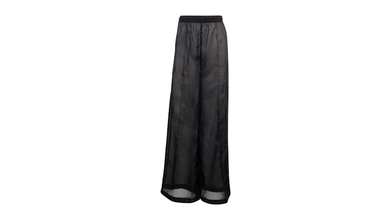 adidas Women's Adicolor Sheer Track Tracksuit Bottoms Black