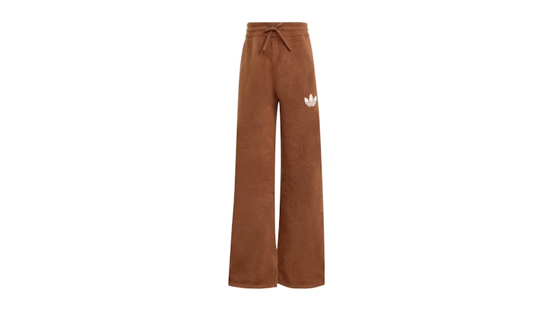 adidas Women's Athletic Dept Knitted Joggers Preloved Brown