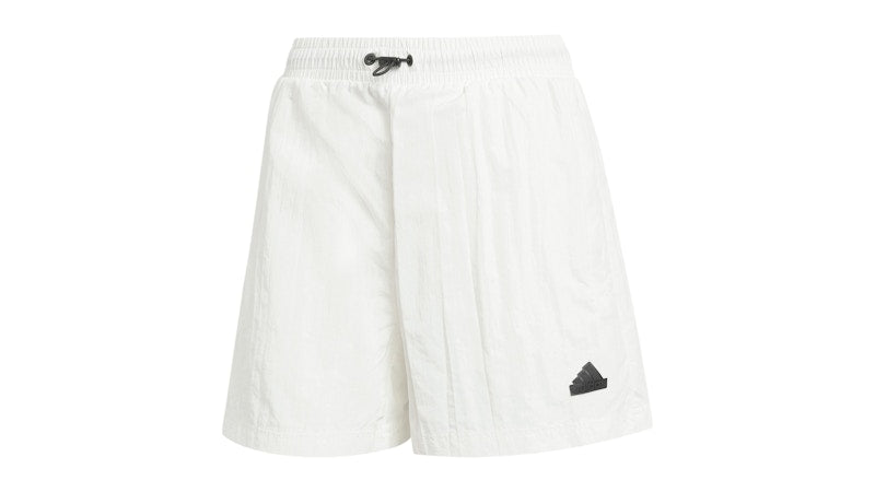 adidas Women's City Escape Woven Shorts Off White