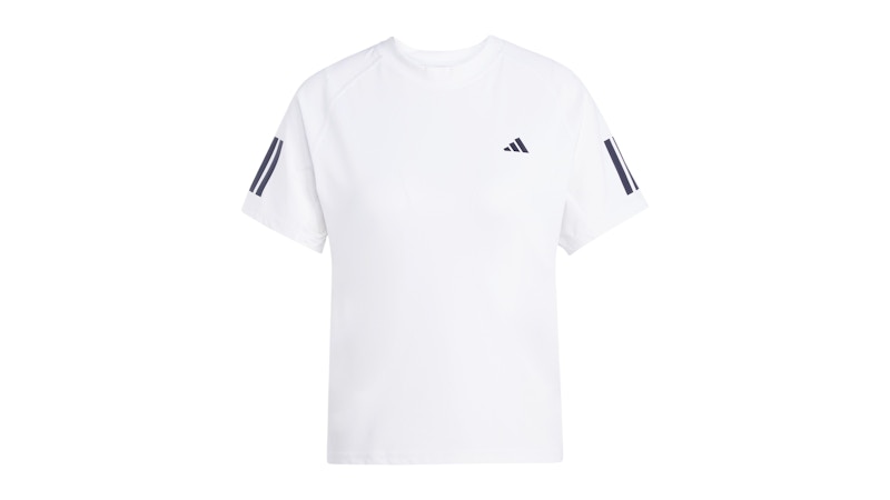 adidas Women's Club 3-Stripes Climacool T-Shirt White