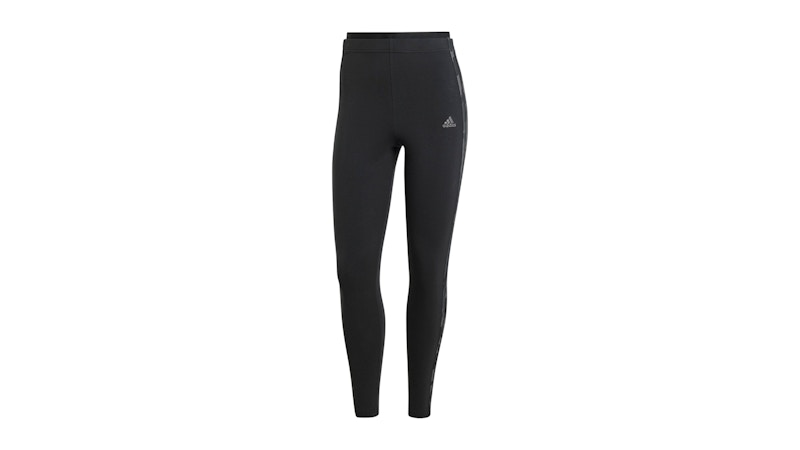 adidas Women's Essentials 3-Stripes Camo Print 7/8 Length Leggings Black/Multicolor