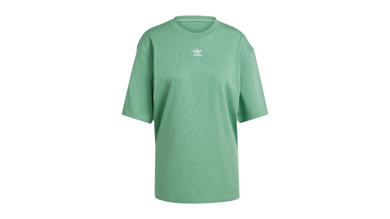 adidas Women's Essentials Boyfriend T-Shirt Preloved Green