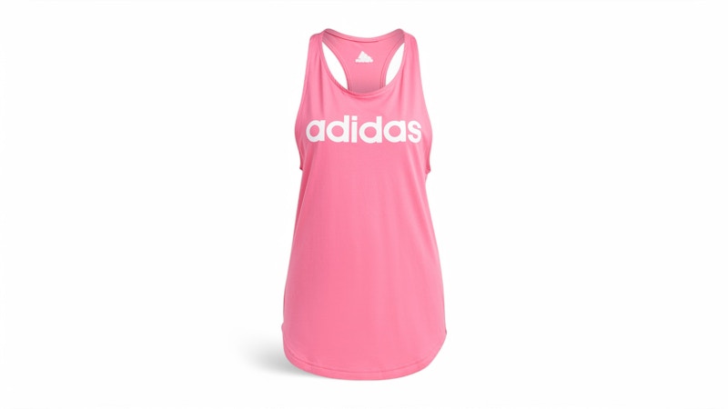 adidas Women's Essentials Loose Logo Tank Top Pulse Magenta/White
