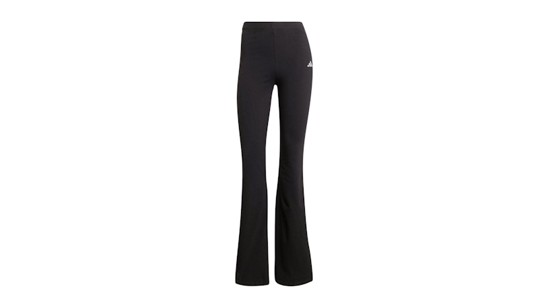adidas Women's Essentials Small Logo Flared Leggings Black/White