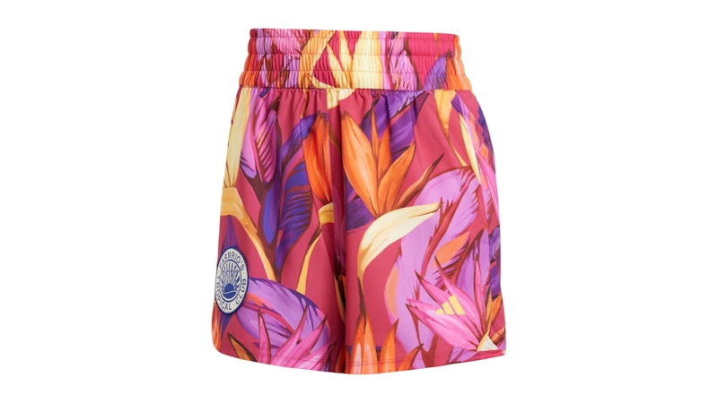 adidas Women's Farm Rio Pacer Shorts Bold Pink/Spring Yellow/Lucid Fuchsia