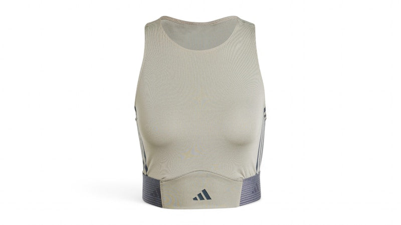 adidas Women's Hyperglam Tank Top Silver Pebble/Grey Six