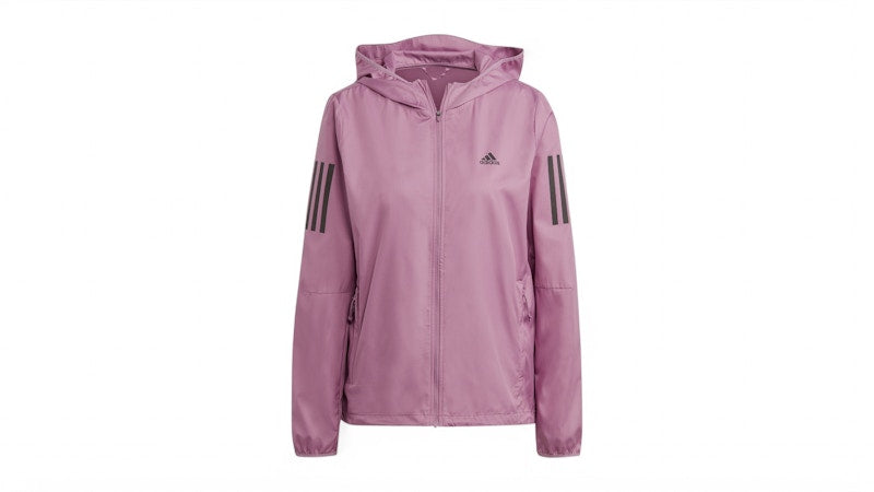 adidas Women's Own The Run Hooded Windbreaker Wonder Orchid