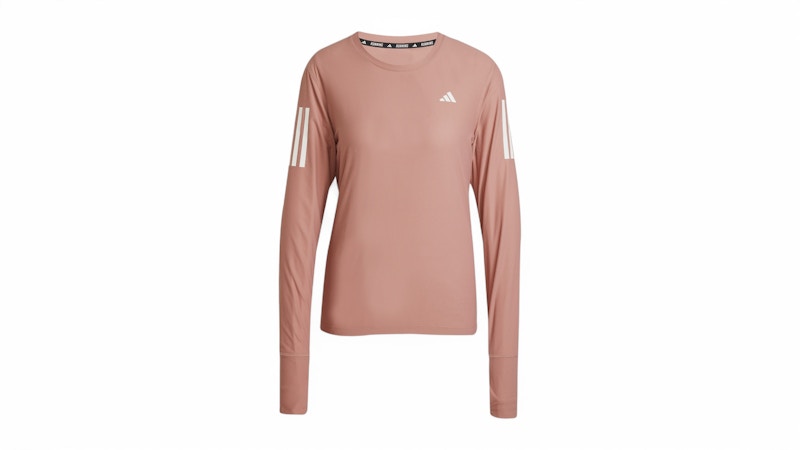 adidas Women's Own The Run Long Sleeve Long-Sleeve Top Warm Clay