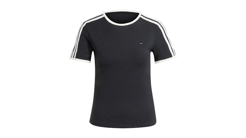 adidas Women's Premium 3-Stripes Cali T-Shirt Black