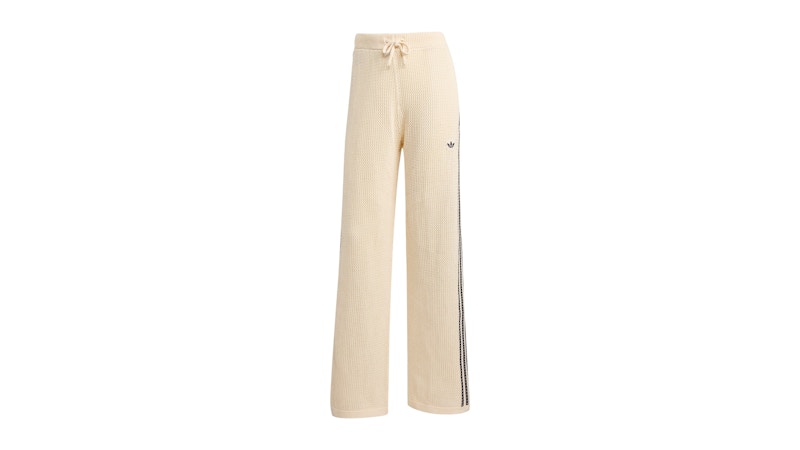 adidas Women's Premium Crochet Track Pant Wonder White