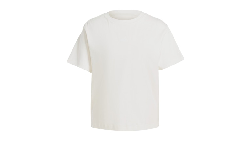 adidas Women's Signature Graphic Print T-Shirt Off White
