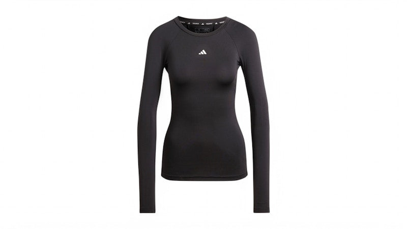 adidas Women's Techfit Long Sleeve Long-Sleeve Top Black