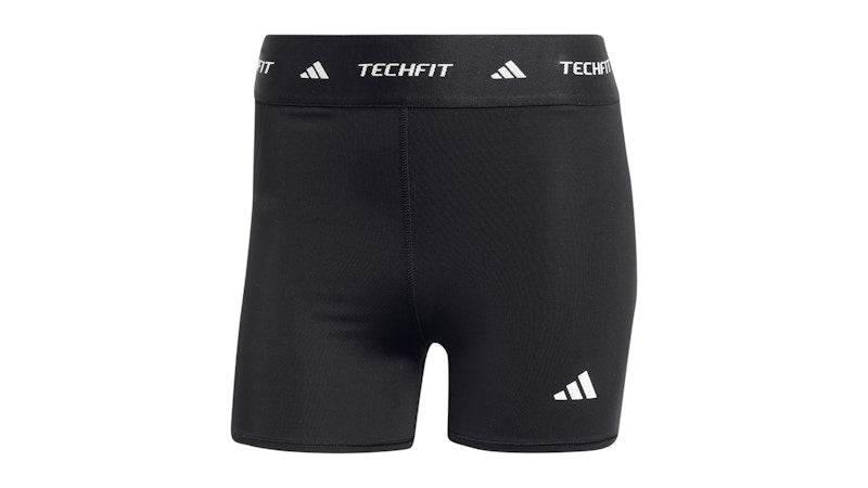 adidas Women's Techfit Stay In Play Short Leggings Black