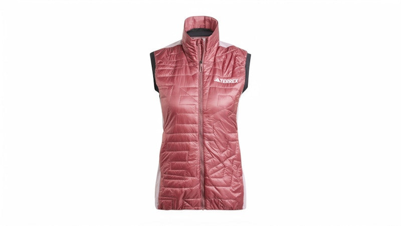 adidas Women's Terrex Xperior Varilite Hybrid Primaloft Vest Preloved Fig/Burgundy