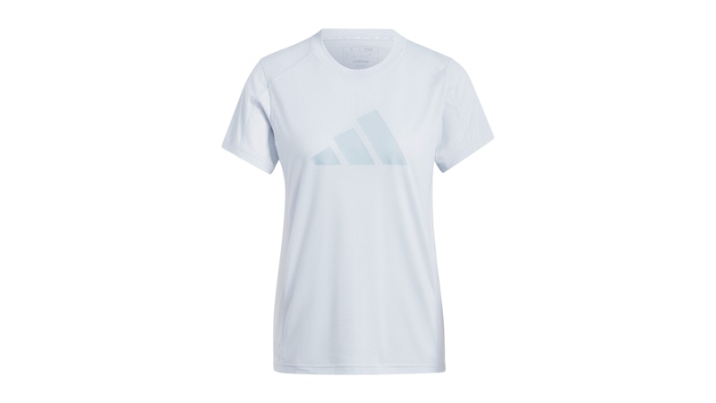 adidas Women's Train Essentials Big Performance Logo T-Shirt Halo Blue/Wonder Blue